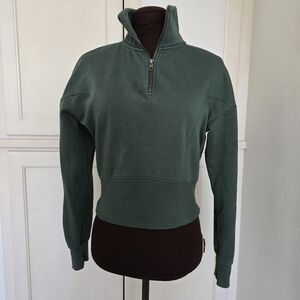 🍏Green Half-Zip Pullover
